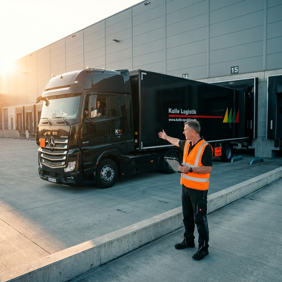Versandleiter plant Teil- und Komplettladungen mit Kulle Logistik